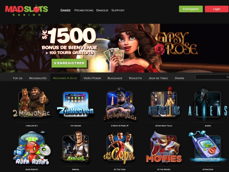 Madcasino connexion, madcasino promotions